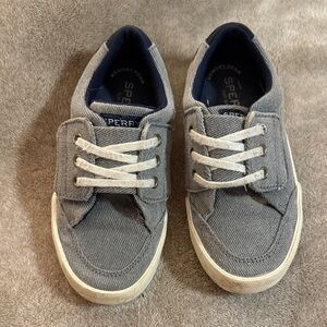 Sperry Kids Blue Canvas Sneakers